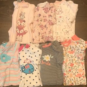 0-3 Month Footed Sleeper Lot